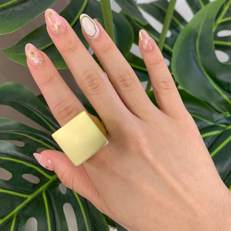 Square Gold Ring