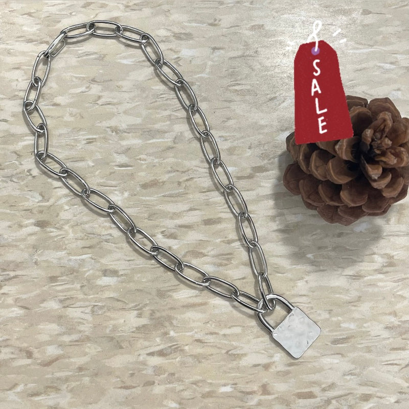 Alphm S925 Sterling Silver Lock Padlock Pendant Necklace for Women Men |  Amazon.com