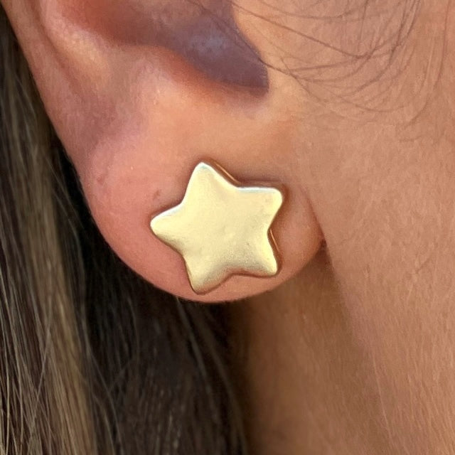 Gold Star Earrings