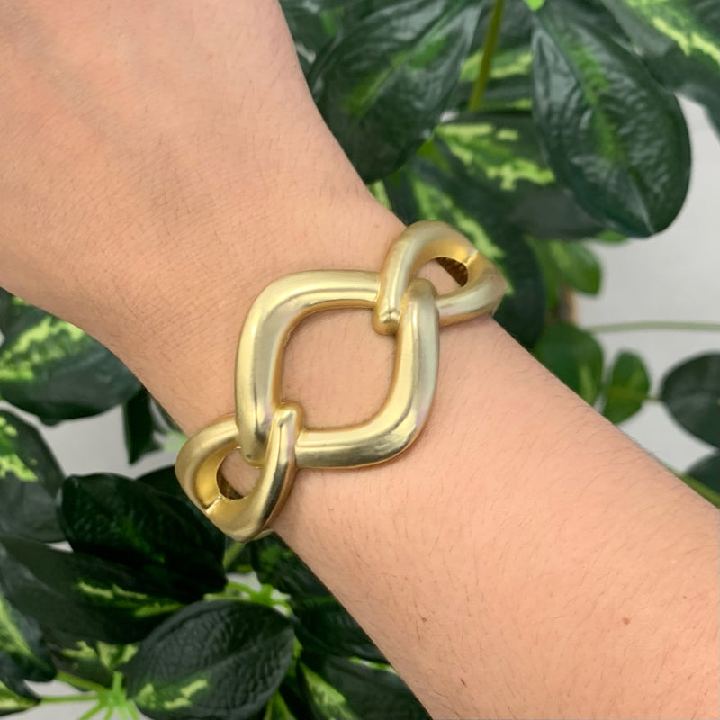 Braided Square Gold Bracelet