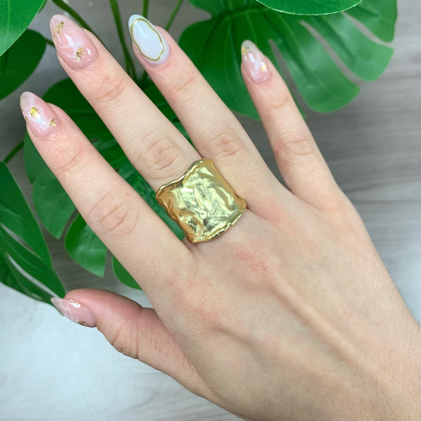 Wrink Gold Ring