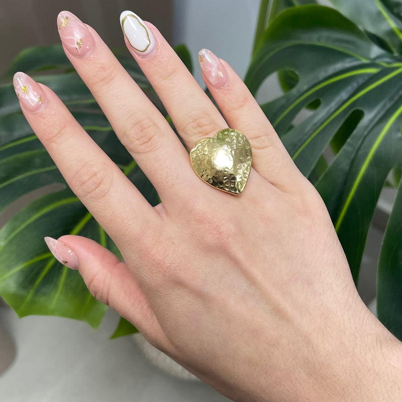 Gold Heart Ring