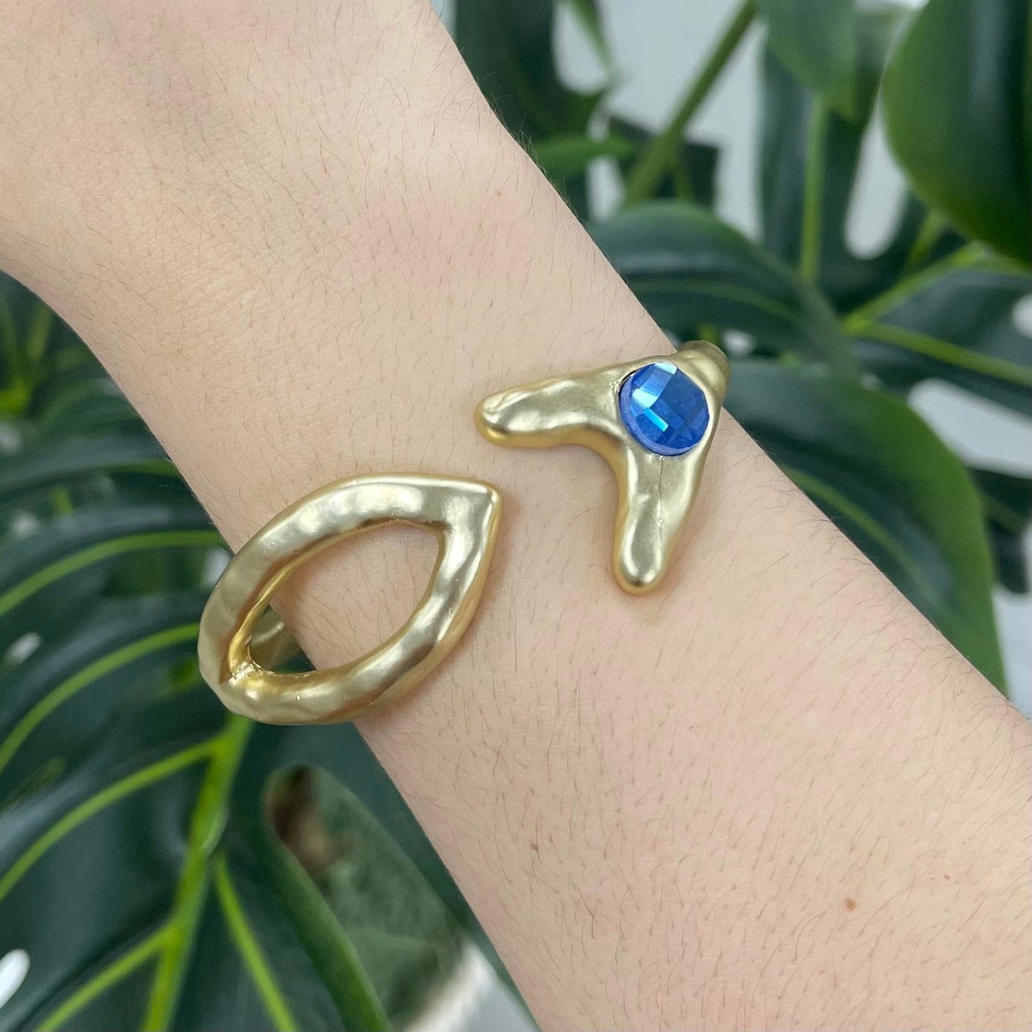 Blue Fish Gold Bracelet