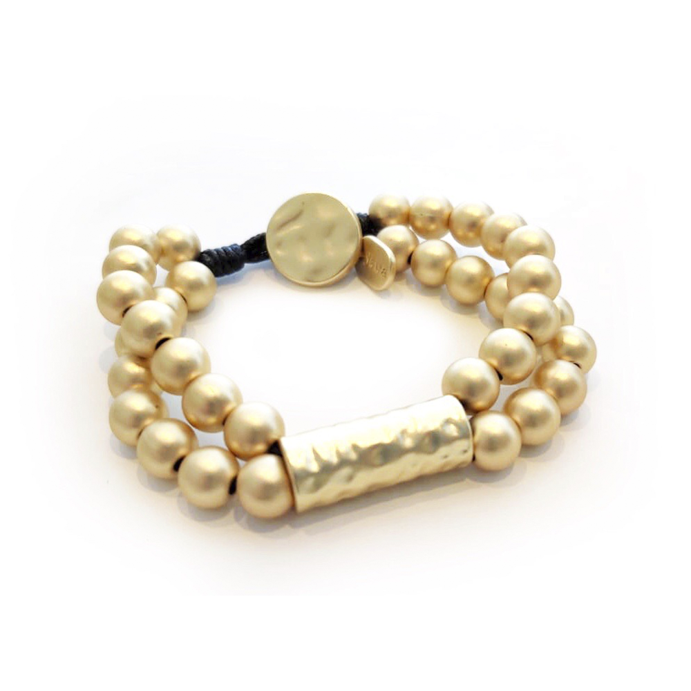 Double Line Gold Bracelet