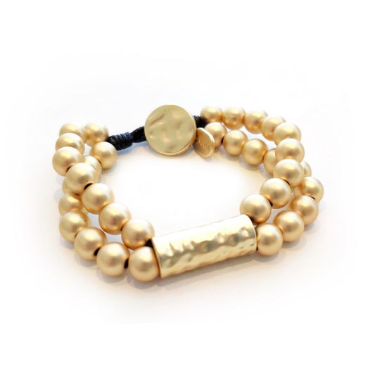 Double Line Gold Bracelet