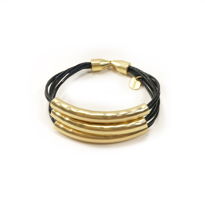 3 Culverts Gold Plated Bracalet