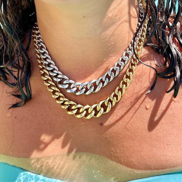 Modern Chain Gold Necklace