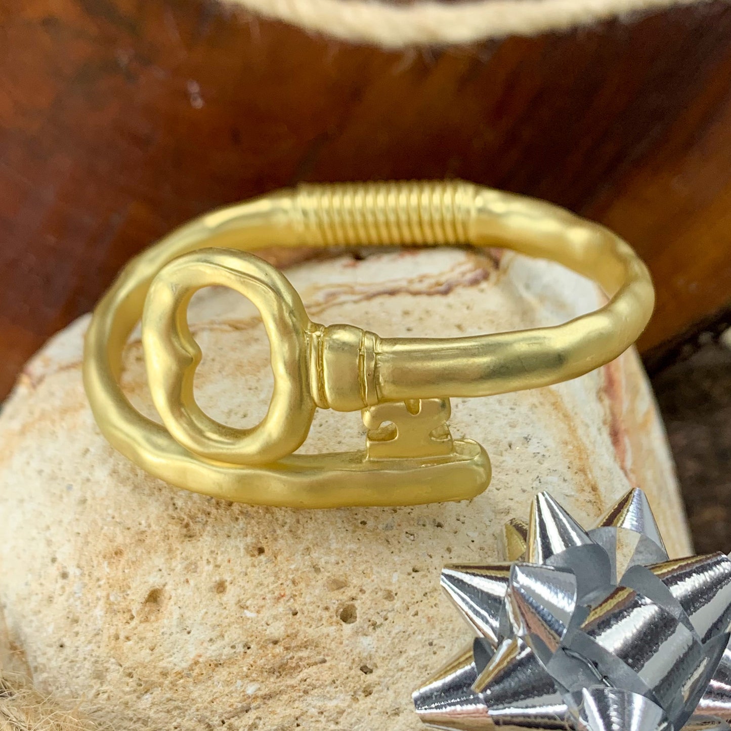 Gold Plated  Key Bracalet