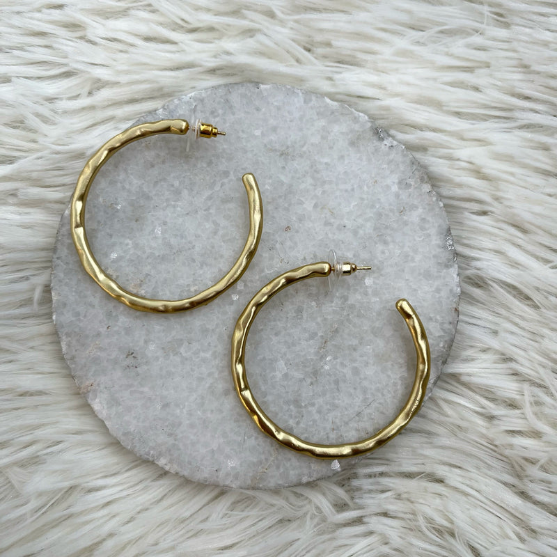 Hoop Earring Gold Plated