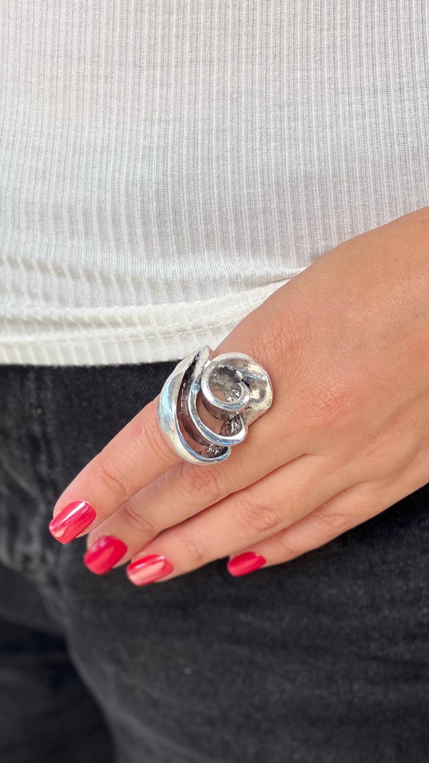 Triple Silver Ring