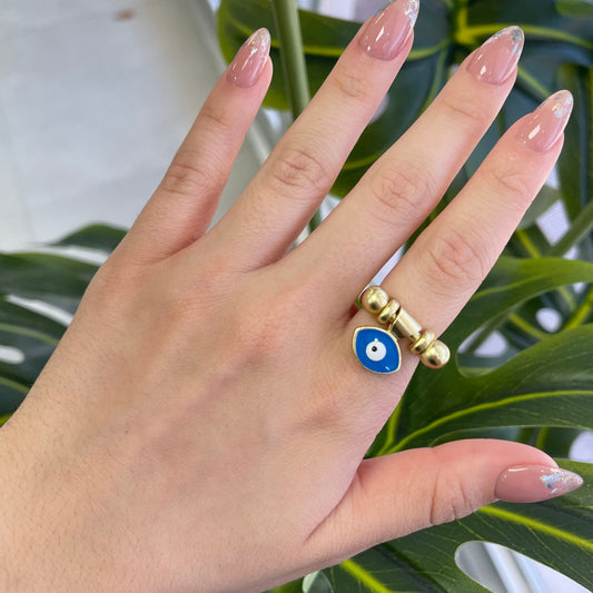 Gold ring with Blue eye