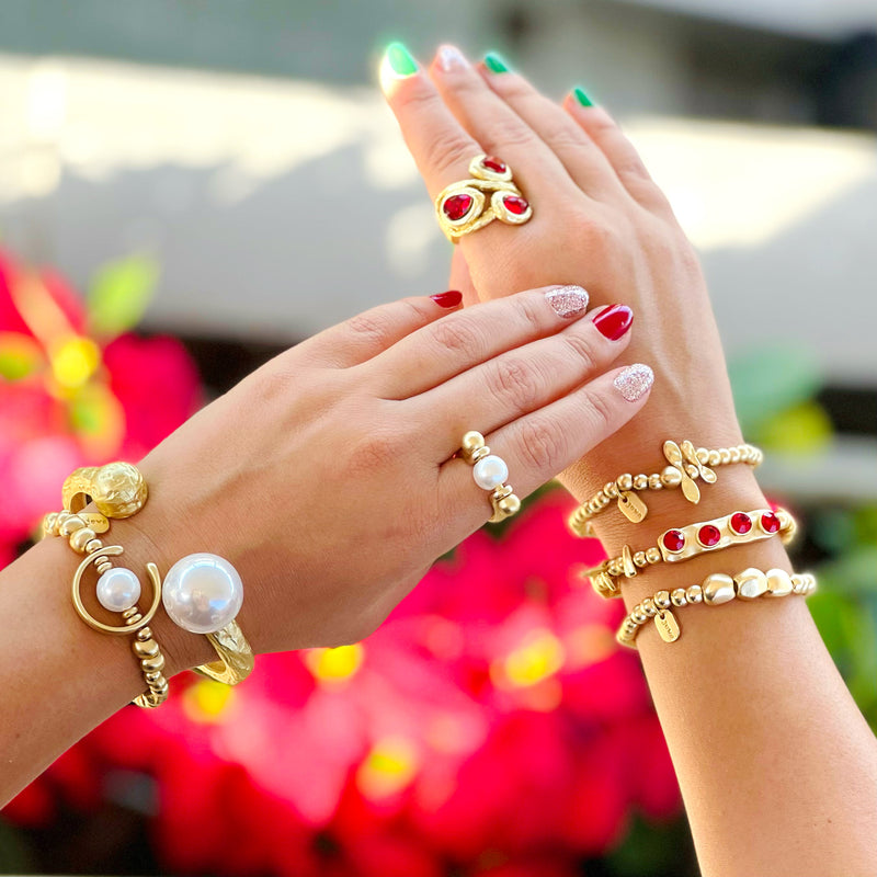 Gold Dragonfly Bracelet