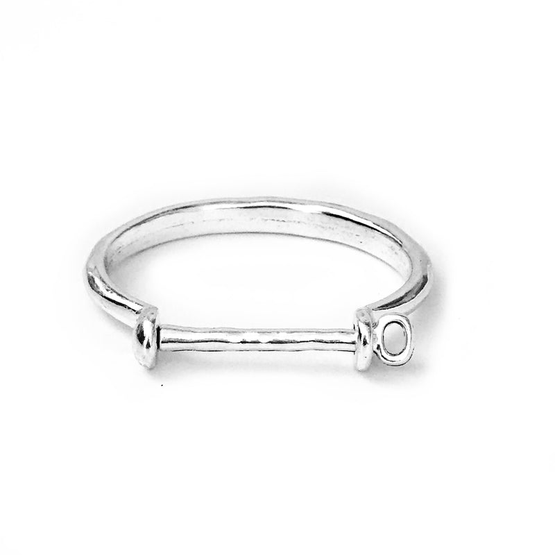 Silver Plated Tornillo Bracelet