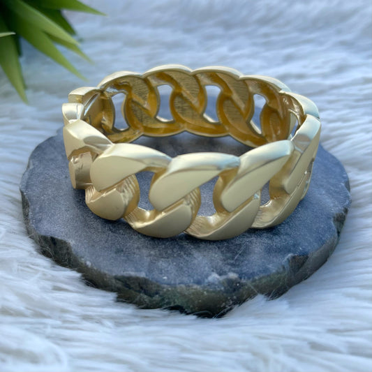 Mid Chain Style Gold Bracelet