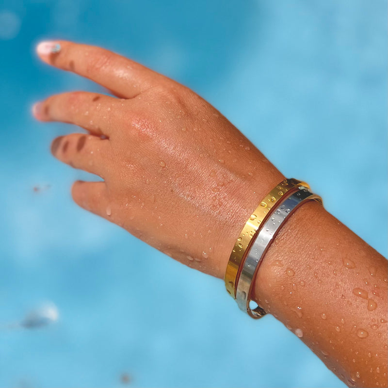 Matte Minimal Gold Cuff