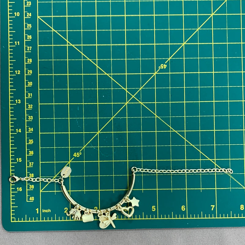 Multi Charms Gold Bracelet