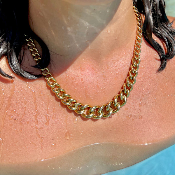 Modern Chain Gold Necklace