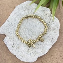 Gold Dragonfly Bracelet