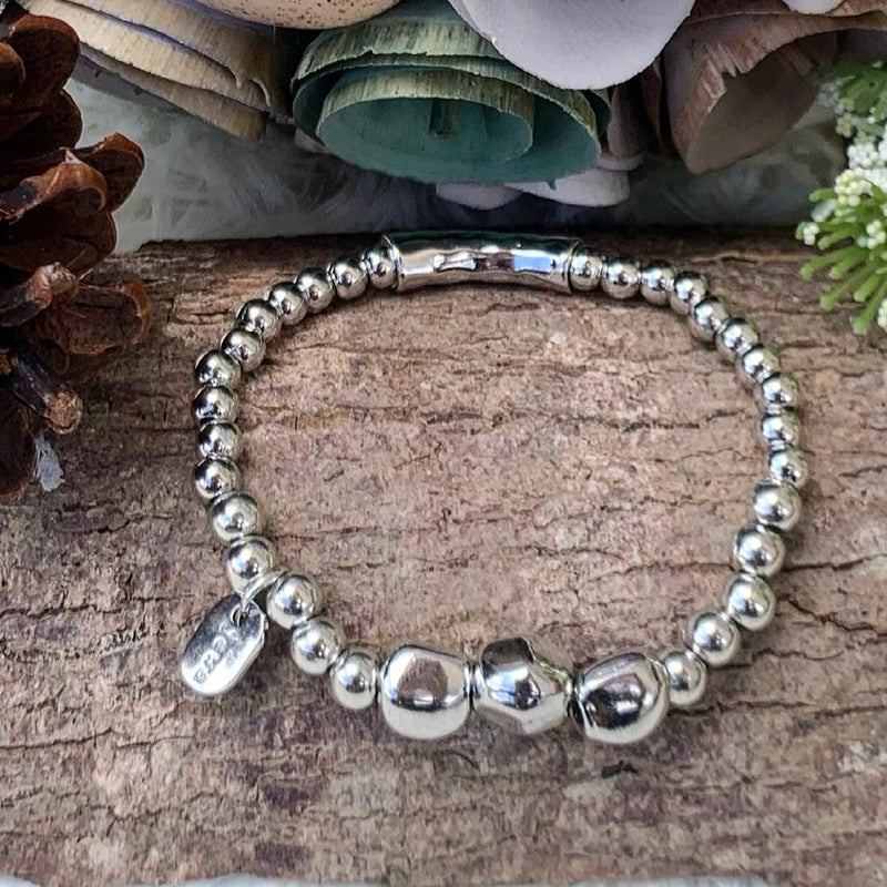 3 Balls Silver Plated Bracelet