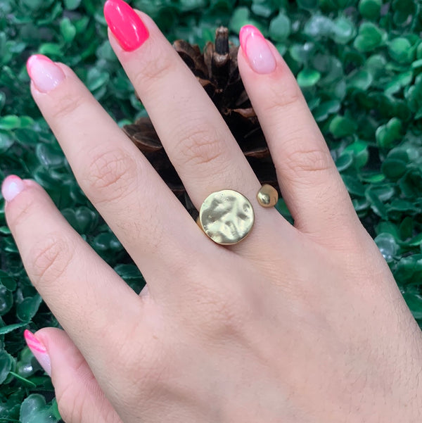 Gold Nail Ring