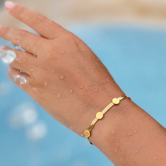 Multi Points Gold Bracelet