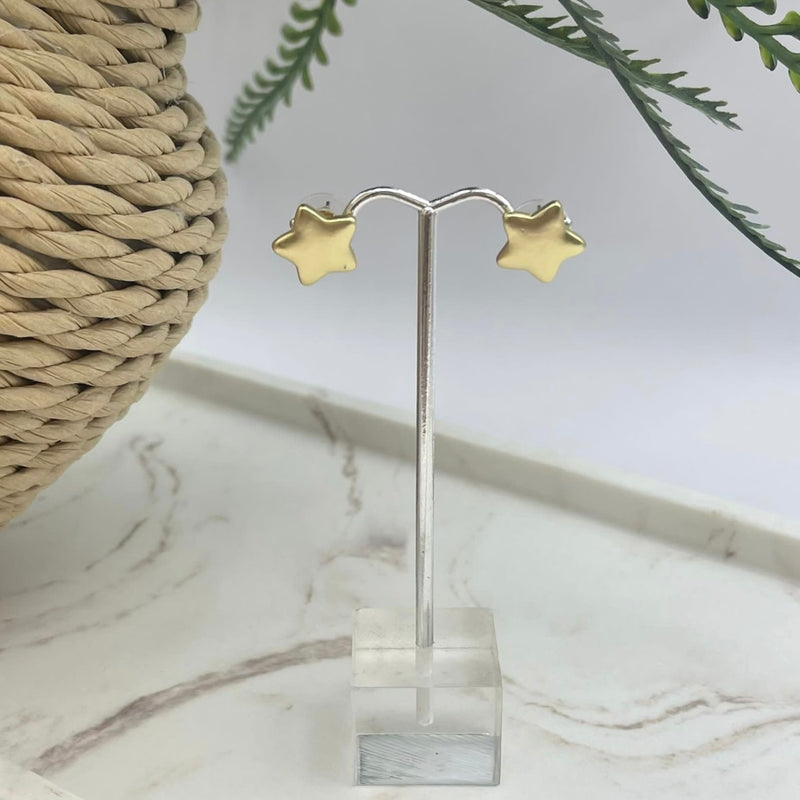 Gold Star Earrings