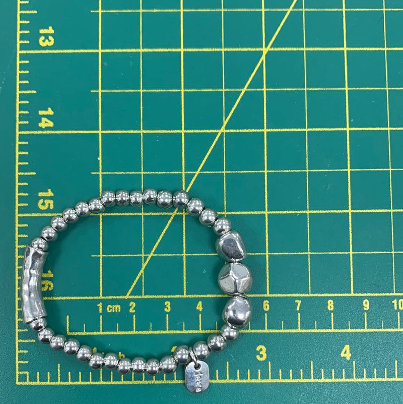 3 Balls Silver Plated Bracelet